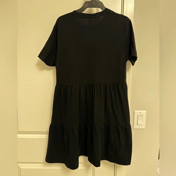 Kotn Black Babydoll Dress – 100% Egyptian Cotton (Small) - Picture 2 of 4